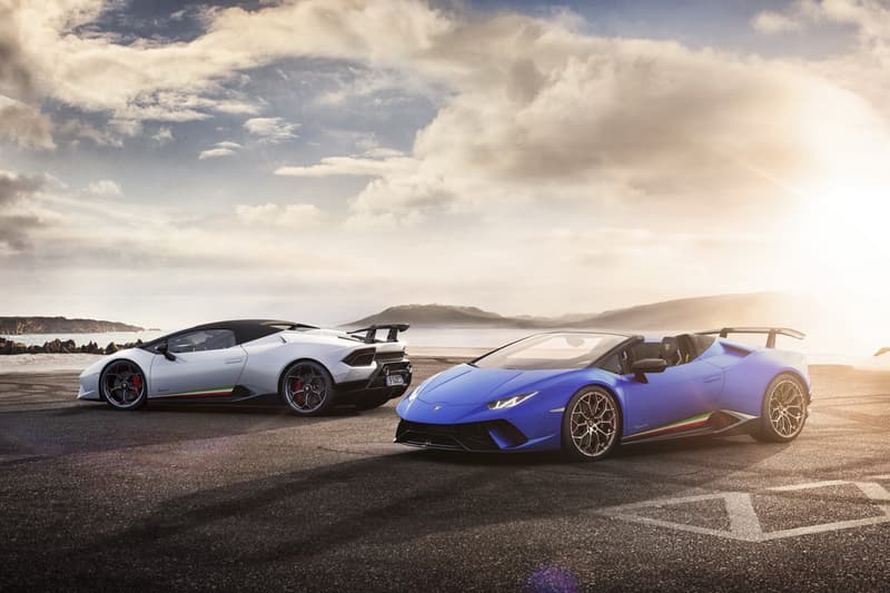 Lamborghini Huracan Performante Spyder geneva motor show 2018 sports car top roof foldable