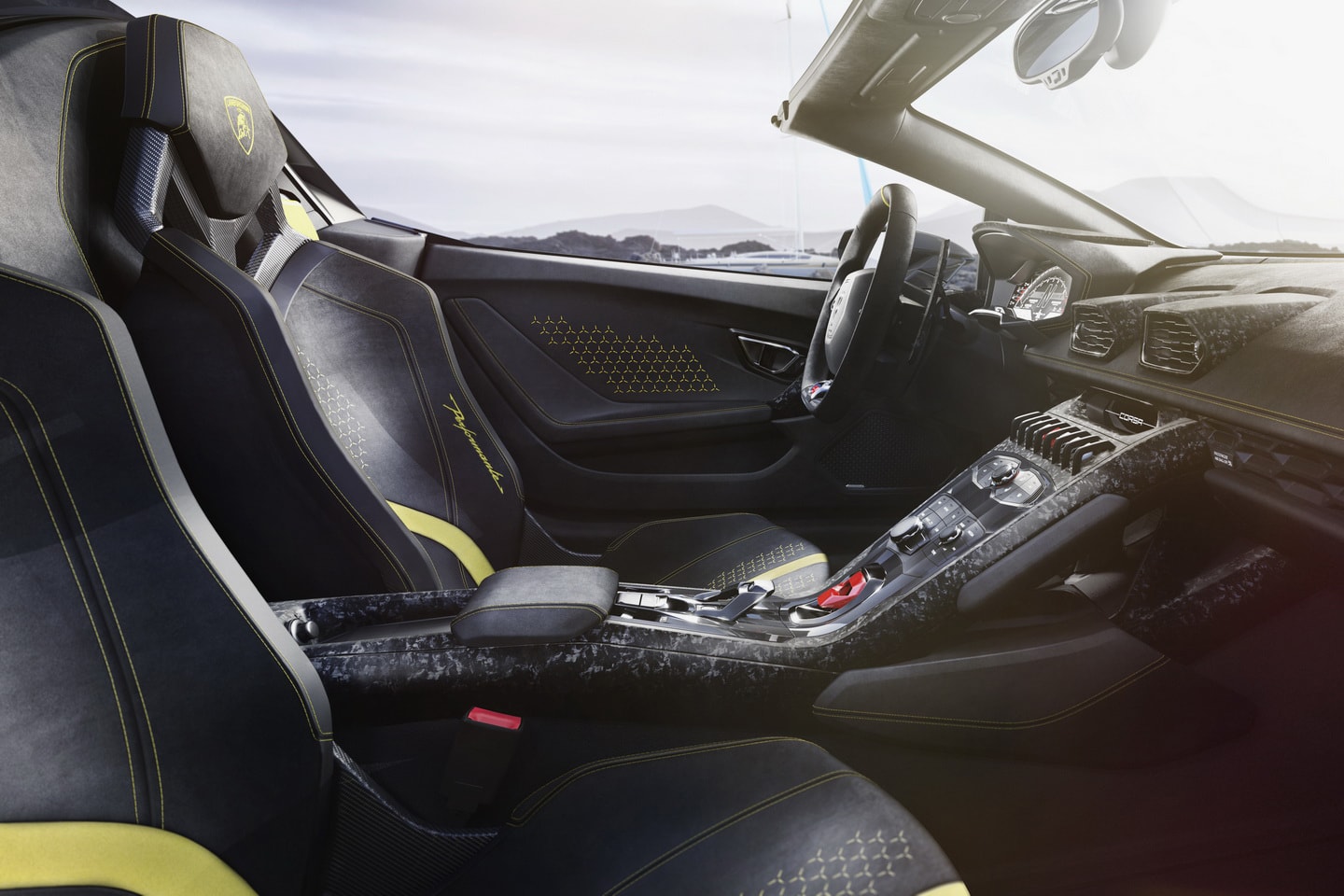 Lamborghini Huracan Performante Spyder geneva motor show 2018 sports car top roof foldable