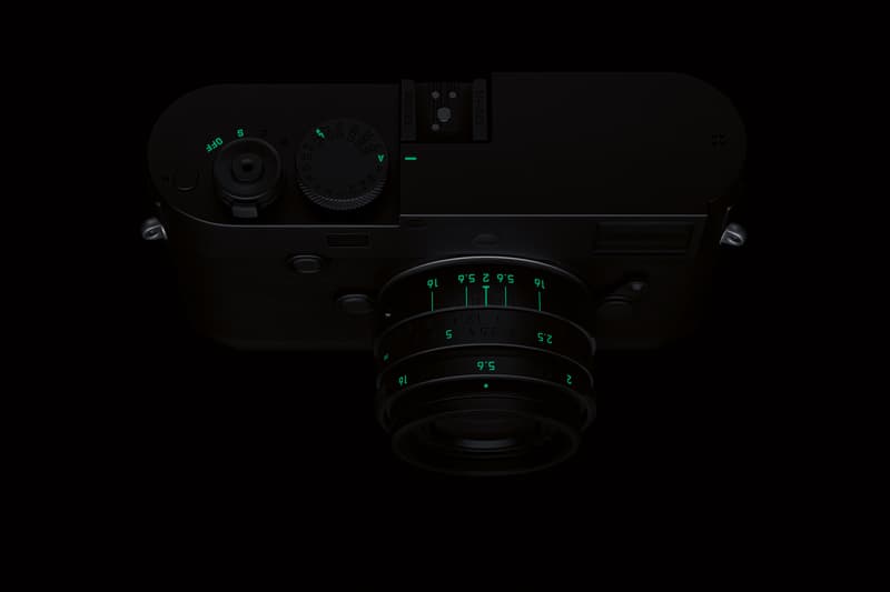 Leica Stealth Edition M Monochrom Camera 15750 usd 125 glow in the dark exclusive limited rag bone marcus wainwright matte black green