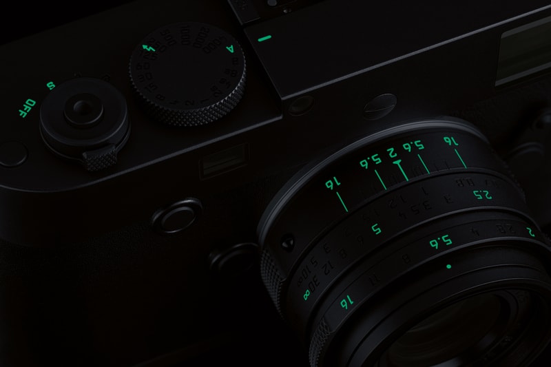 Leica Stealth Edition M Monochrom Camera 15750 usd 125 glow in the dark exclusive limited rag bone marcus wainwright matte black green