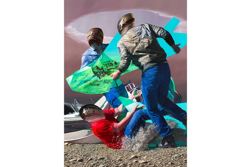 Leonardo DiCaprio Jean Pierre Roy Painting Sale VOLTA 2018 Landscape with Divergent Perceptual Reference Frames