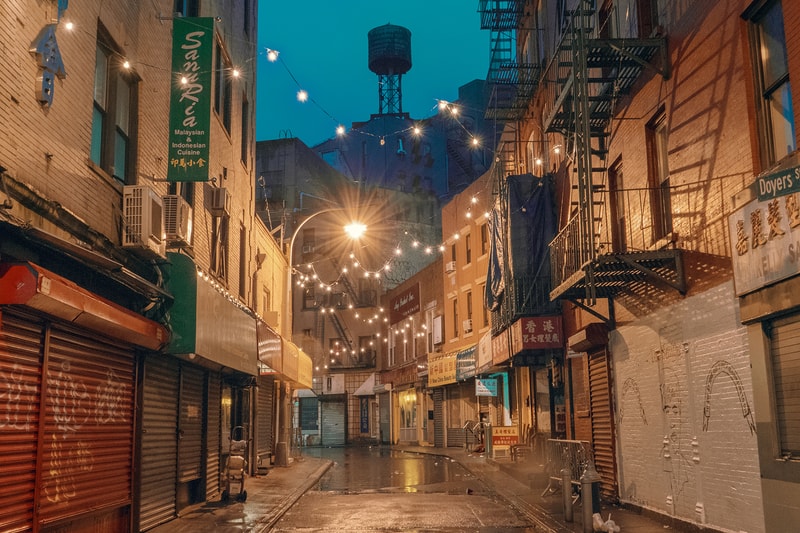 Ludwig Favre Chinatown New York Rainy Day