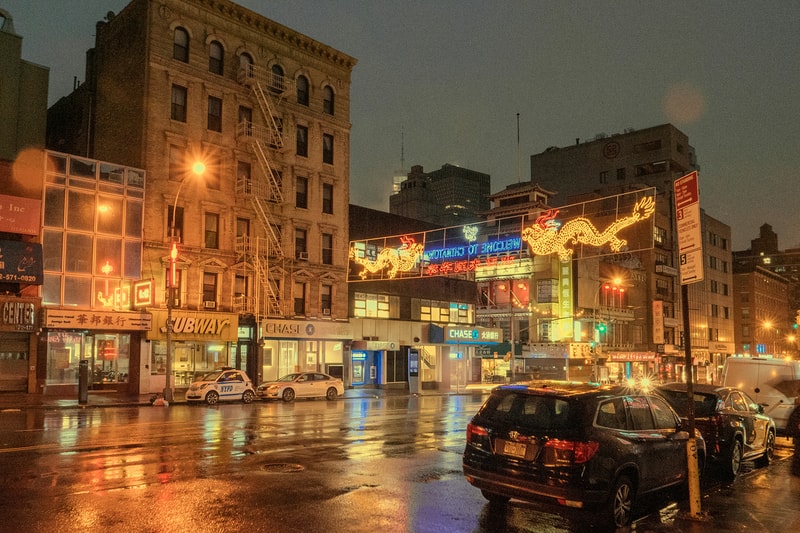 Ludwig Favre Chinatown New York Rainy Day
