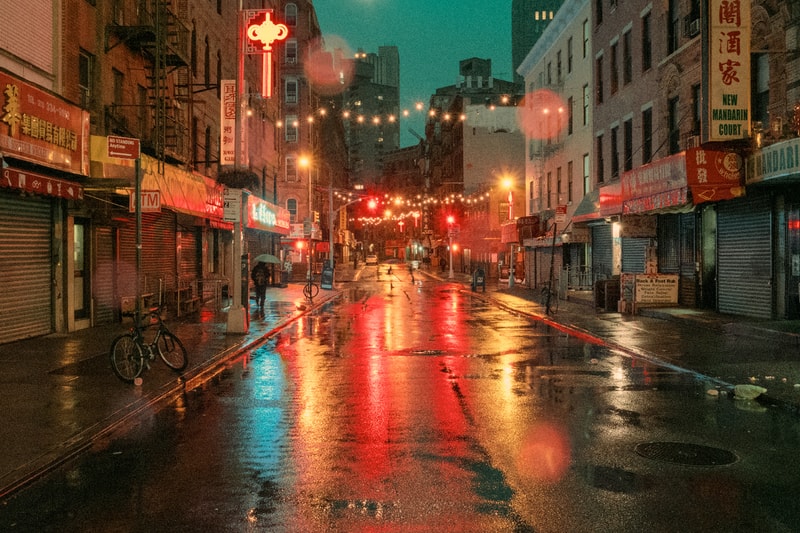 Ludwig Favre Chinatown New York Rainy Day