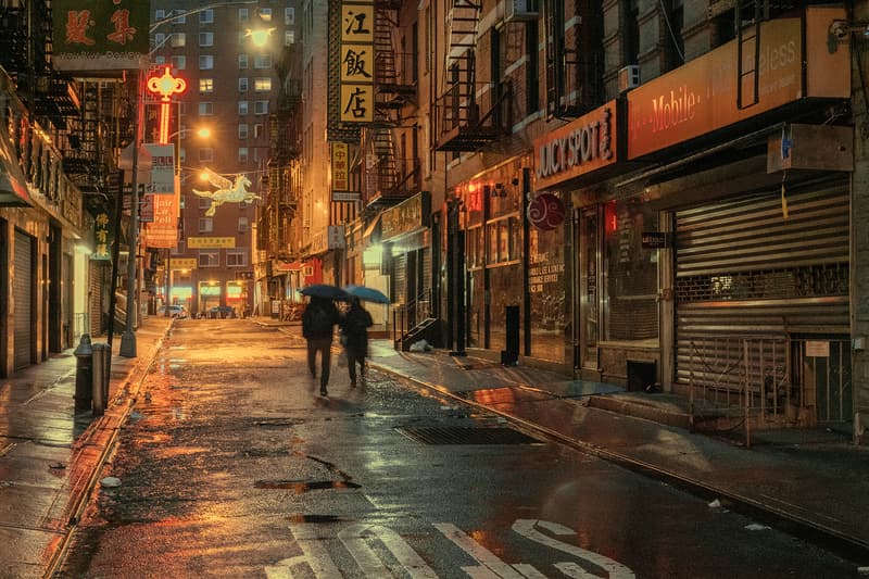 Ludwig Favre Chinatown New York Rainy Day