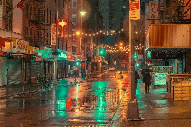 Ludwig Favre Chinatown New York Rainy Day