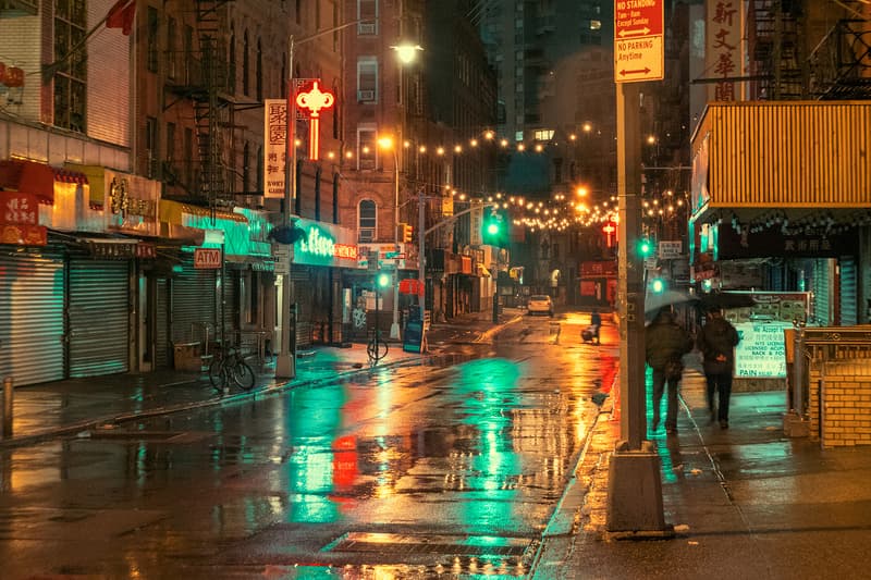 Ludwig Favre Chinatown New York Rainy Day