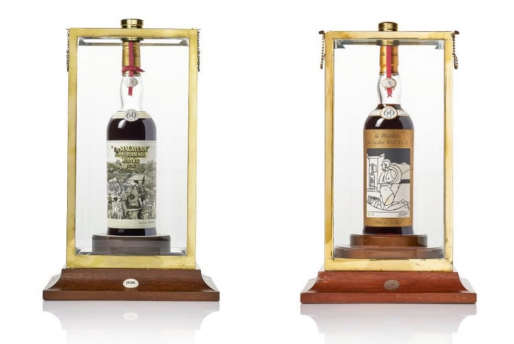 60-Year-Old Macallan Whiskey Bottles Up For Auction at Bonhams