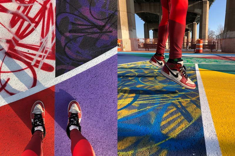 MADSTEEZ Astoria Queens Basketball Court Sports Basketball Art Graffiti New York