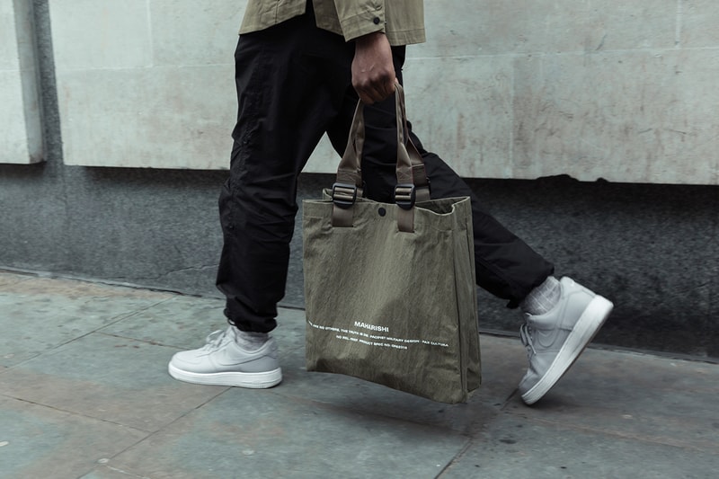 maharishi Japanese Stand Cotton Accessories London luggage bags pouch London Spring/Summer 2018