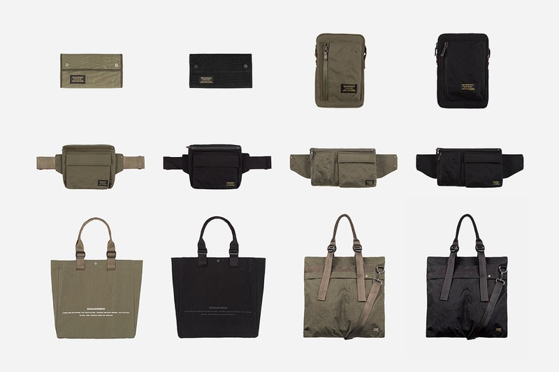 maharishi Japanese Stand Cotton Accessories London luggage bags pouch London Spring/Summer 2018