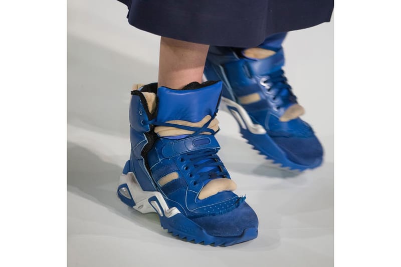 Maison Margiela Fall/Winter 2018 Runway Debuts XXL Deconstructed Sneakers