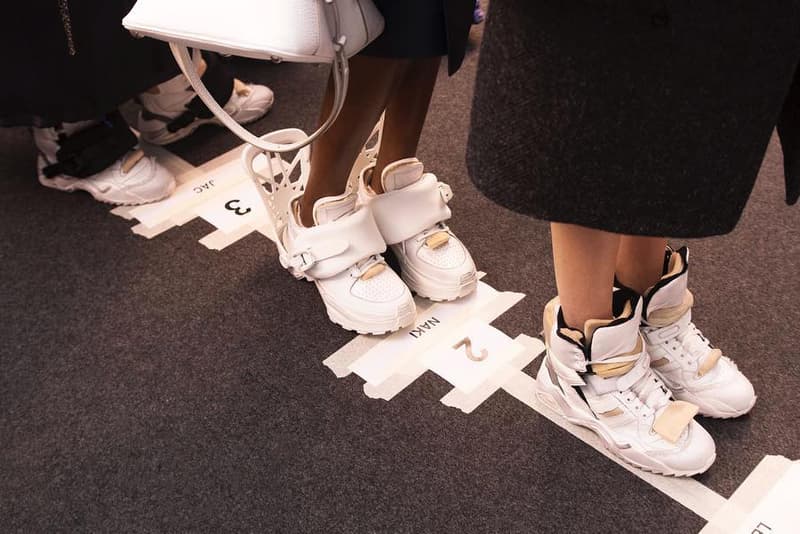 Maison Margiela Fall Winter 2018 Chunky Sneakers runway paris fashion week