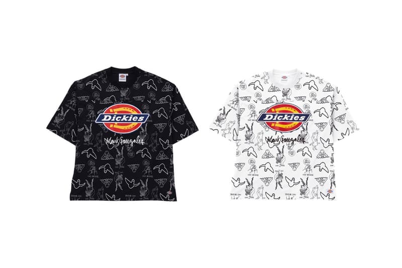 Mark Gonzales Dickies collaboration spring summer 2018 japan artwork drop release exclusive collection