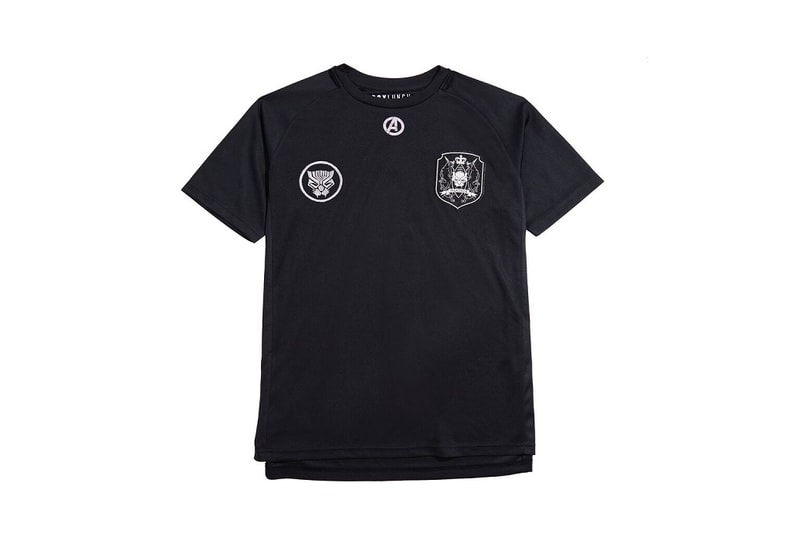 Marvel Avengers Infinity War Football Club Jerseys BoxLunch Iron Man Black Panther Captain America Spiderman Merch merchandise