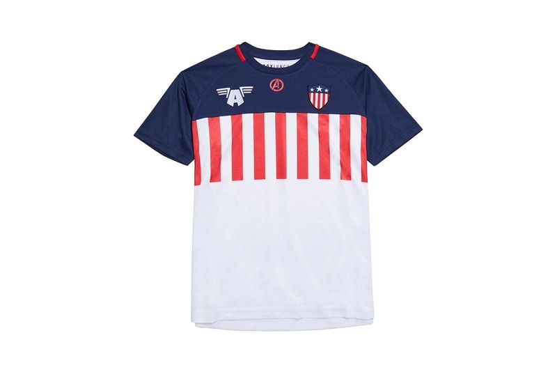 Marvel Avengers Infinity War Football Club Jerseys BoxLunch Iron Man Black Panther Captain America Spiderman Merch merchandise