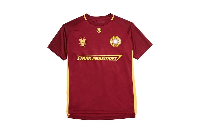 Marvel Avengers Infinity War Football Club Jerseys BoxLunch Iron Man Black Panther Captain America Spiderman Merch merchandise