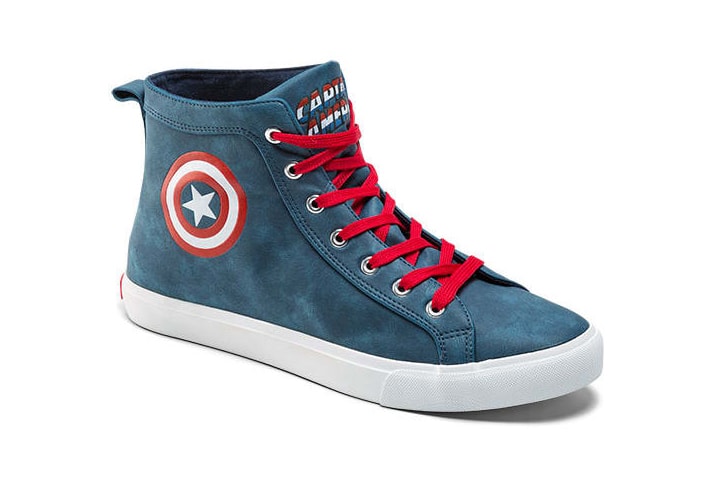 Marvel Hi-Top Sneakers Black Panther Captain America Deadpool Guardians of the Galaxy Groot