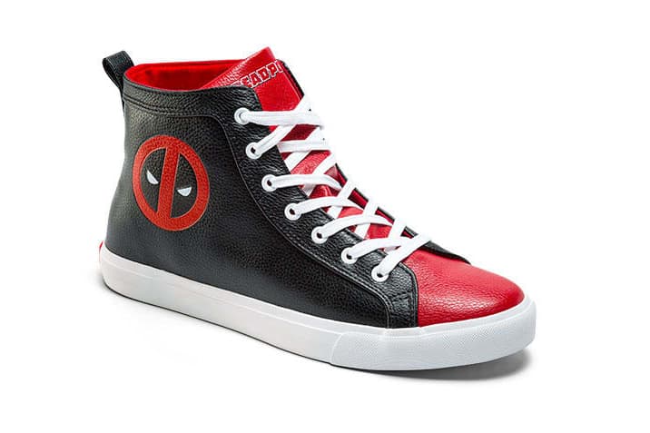 Marvel Hi-Top Sneakers Black Panther Captain America Deadpool Guardians of the Galaxy Groot