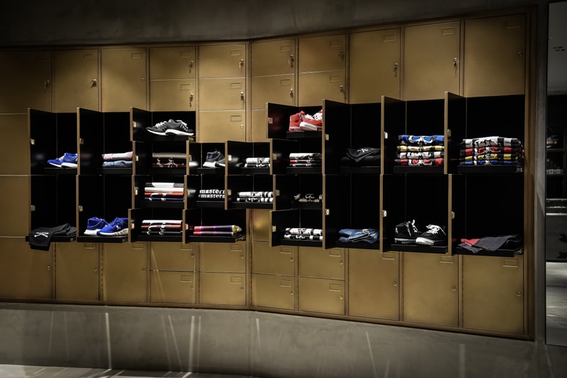 Mastermind Tokyo Flagship Store Hibiya Midtown Vans Kangol Japan streetwear fashion cards pool bank vault interior design look around inside