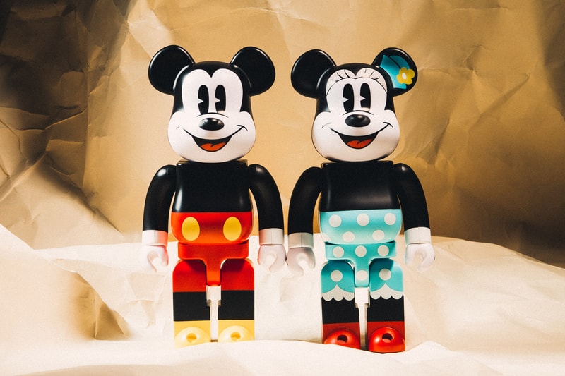 Mickey Mouse Minnie Mouse BE@RBRICKS Medicom Toy HBX 400% Toys Statues Figurines Collectibles Bearbricks
