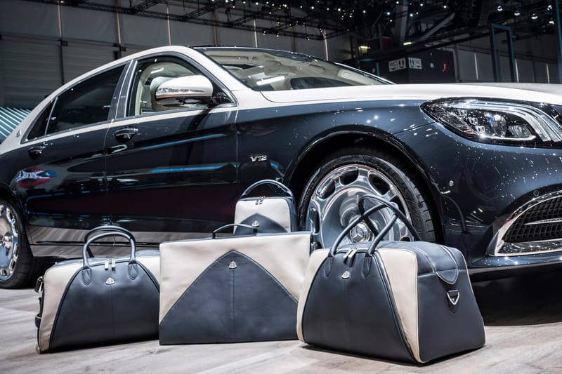 mercedes benz luggage set