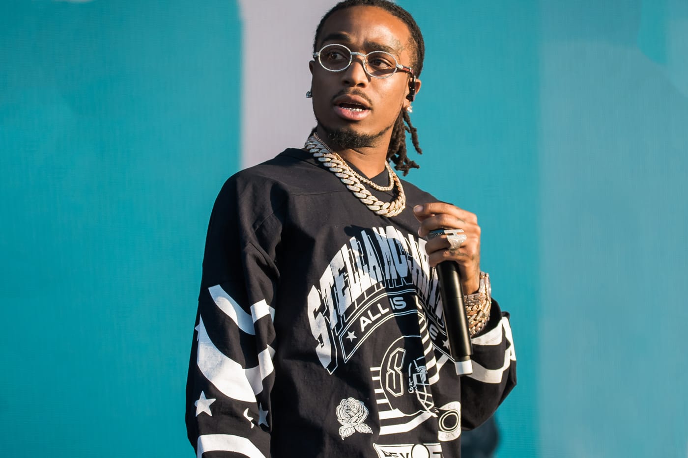 SPOTTED Migos Quavo Performing In Womens Gucci T HD phone wallpaper   Pxfuel