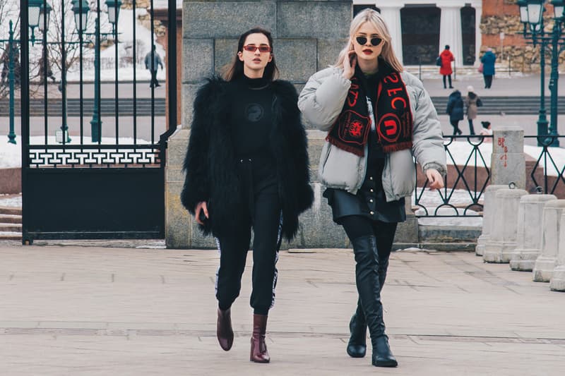 Moscow Fashion Week Fall/Winter 2018 Street Snaps Round One Street Style