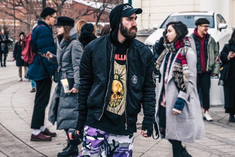 Moscow Fashion Week Fall Winter 2018 Street Style Heron Preston