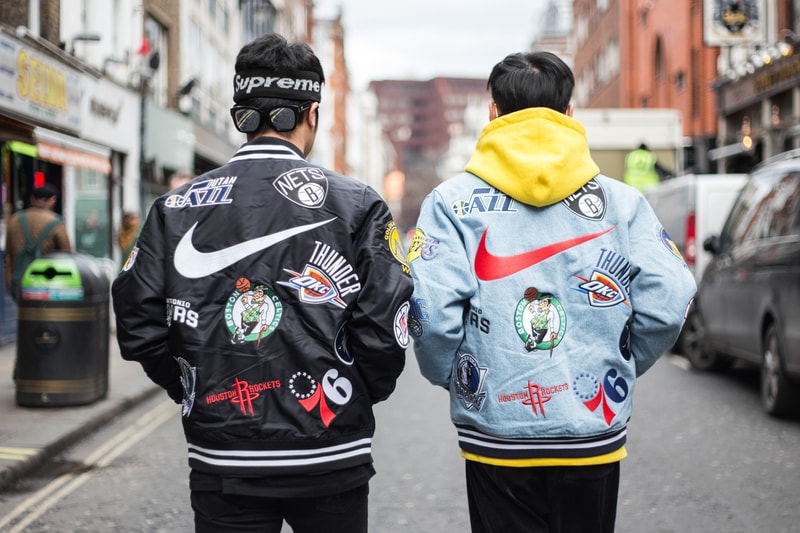 Supreme x Nike x NBA Jacket Jerseys Sneakers Apparel SNKRS NikeLab