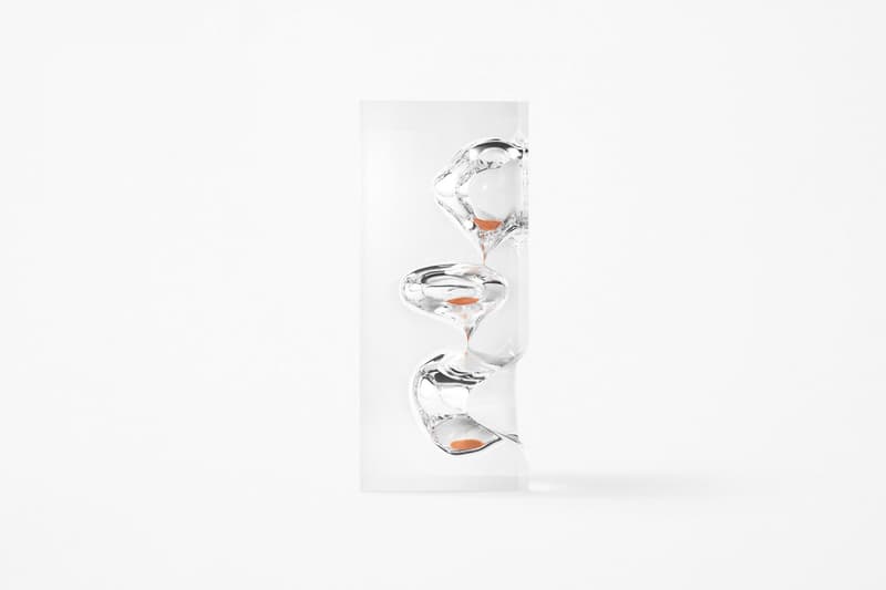 nendo variations of time collection hourglasses design