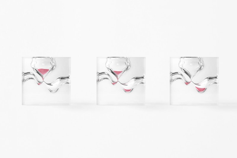 nendo variations of time collection hourglasses design