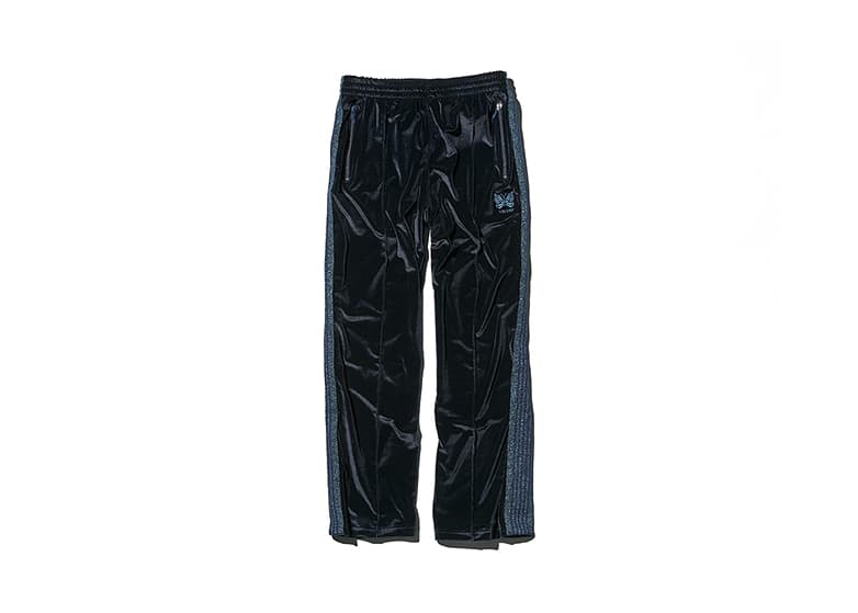 Needles Velvet nepenthes japan collaboration drop release track pants shirt japan tokyo osaka hakata south2west8
