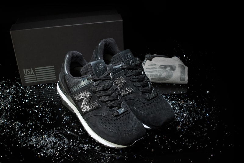 new balance 574 swarovski crystals footwear sneakers shoes jewelry collaboration
