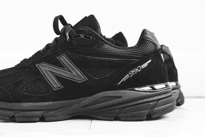 New Balance M990BB4 Triple Black release info sneakers footwear