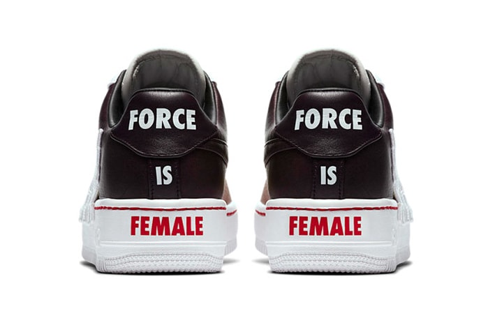 Nike Air Force 1 Upstep sequin womens sneaker shoe colorway April 2 2018 drop release info look force is female