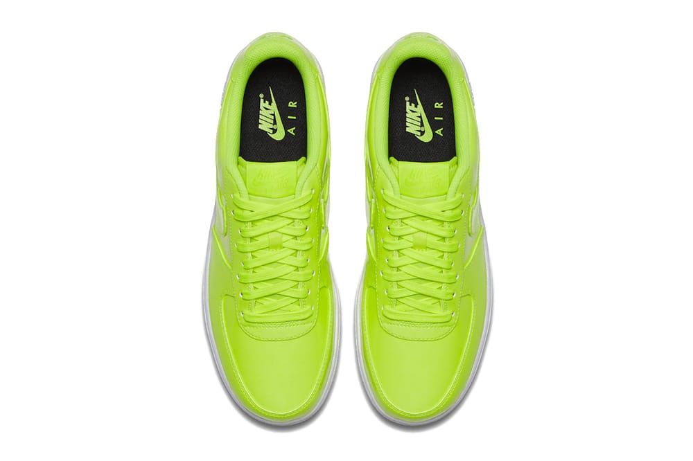 all lime green air force 1