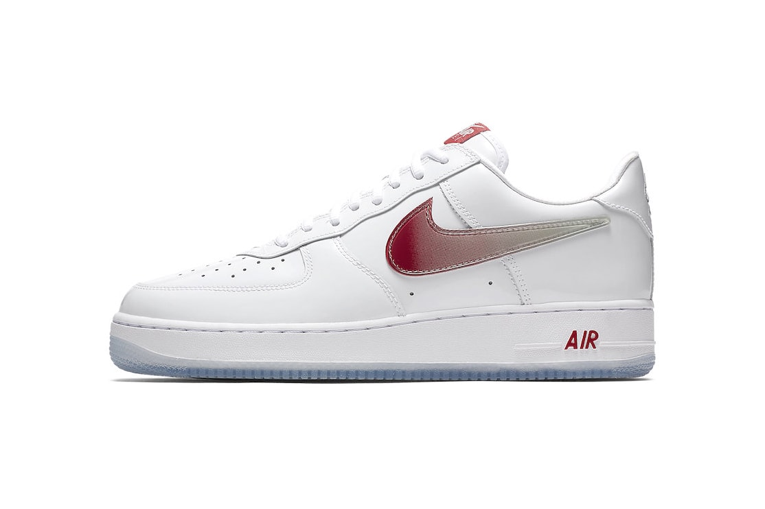 Nike Air Force 1 Low Taiwan 2018 Retro official images white blue red icy release date info drop sneakers shoes footwear