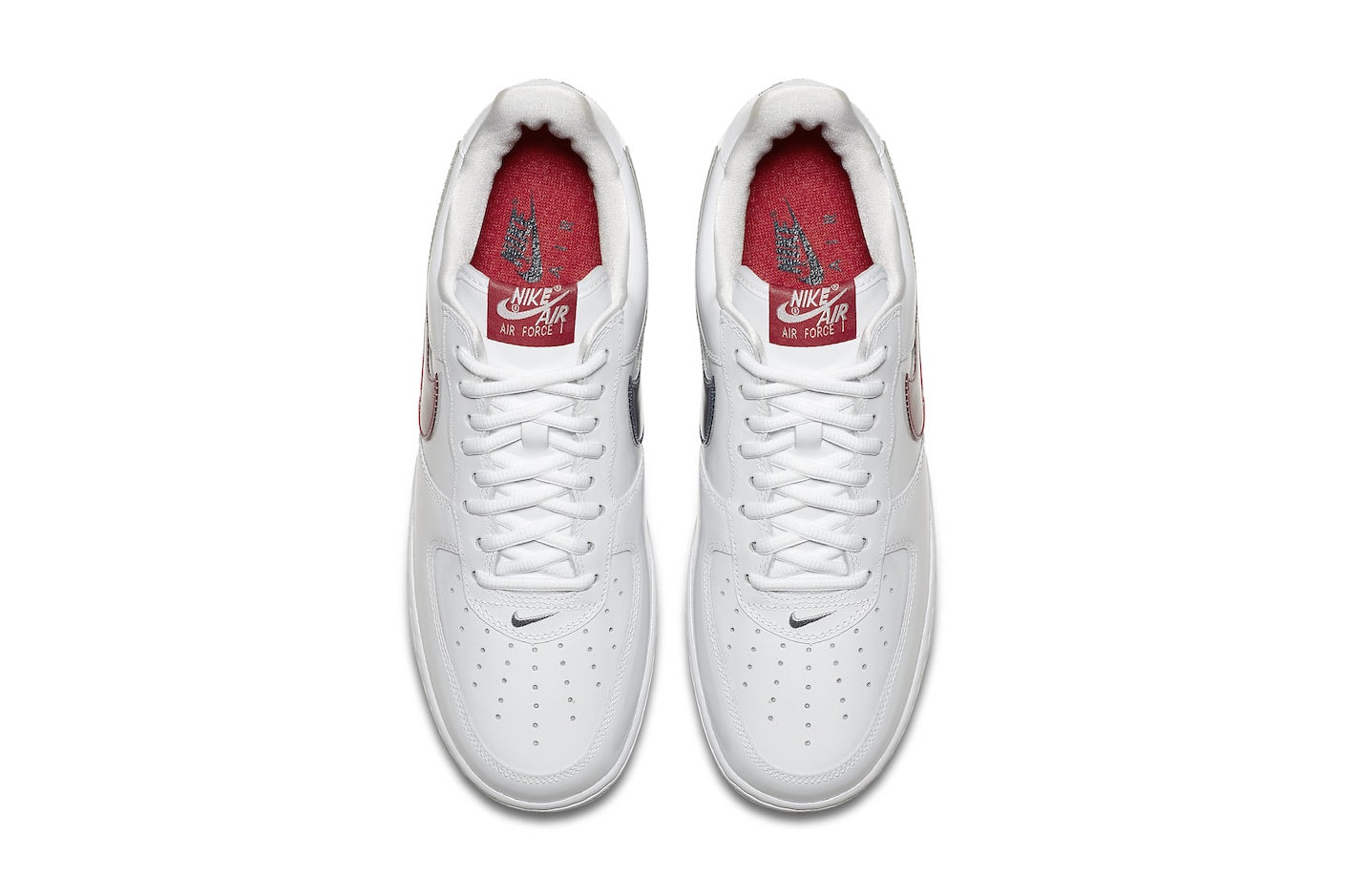 Nike Air Force 1 Low Taiwan 2018 Retro official images white blue red icy release date info drop sneakers shoes footwear