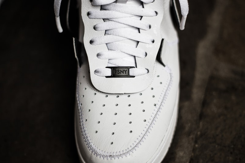 Nike Air Force 1 PSNY White Public School New York Closer Look friends family exclusive unreleased high white leather collaboration designer