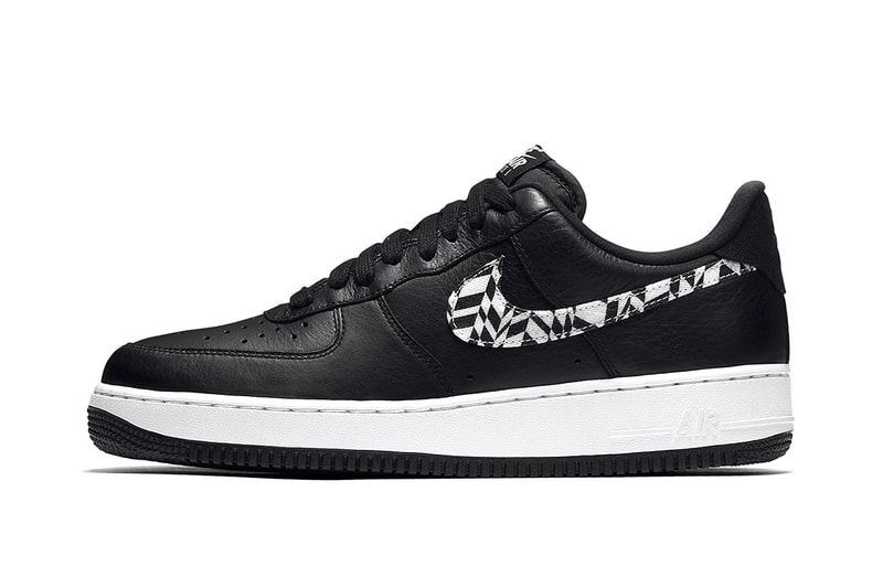 Nike Air Force 1 Low Safari Print Swoosh pattern olive black