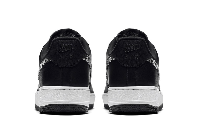 Nike Air Force 1 Low Safari Print Swoosh pattern olive black