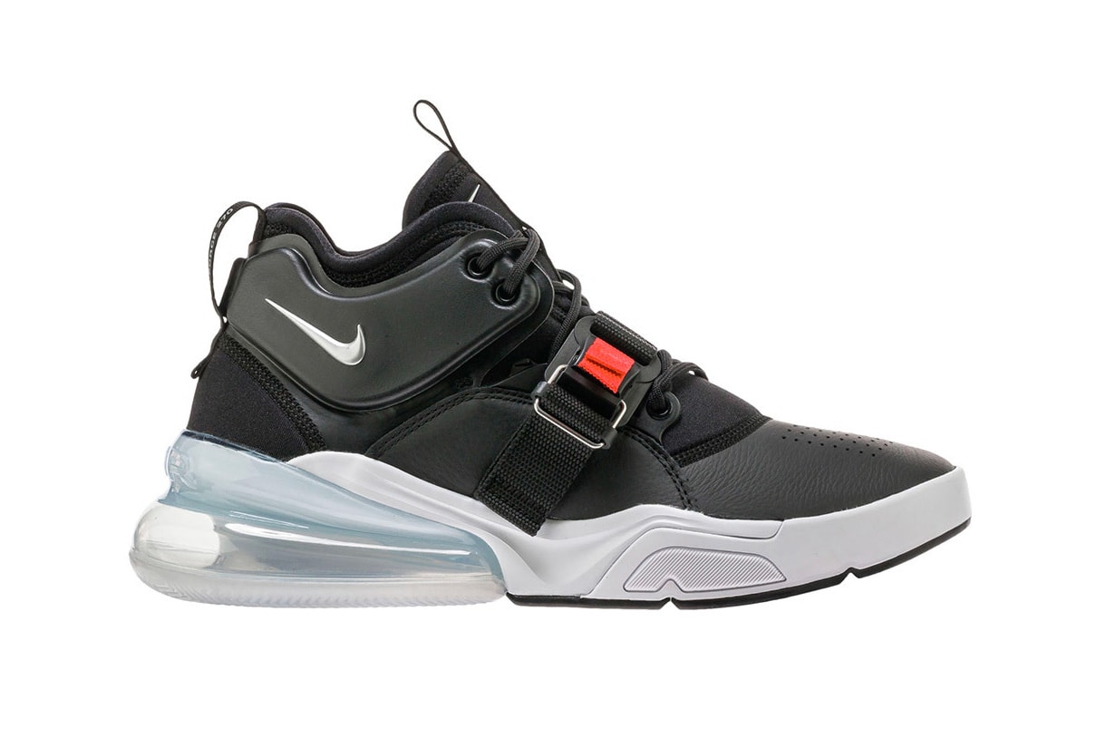 Nike Air Force 270 Black Metallic Silver release date info purchase