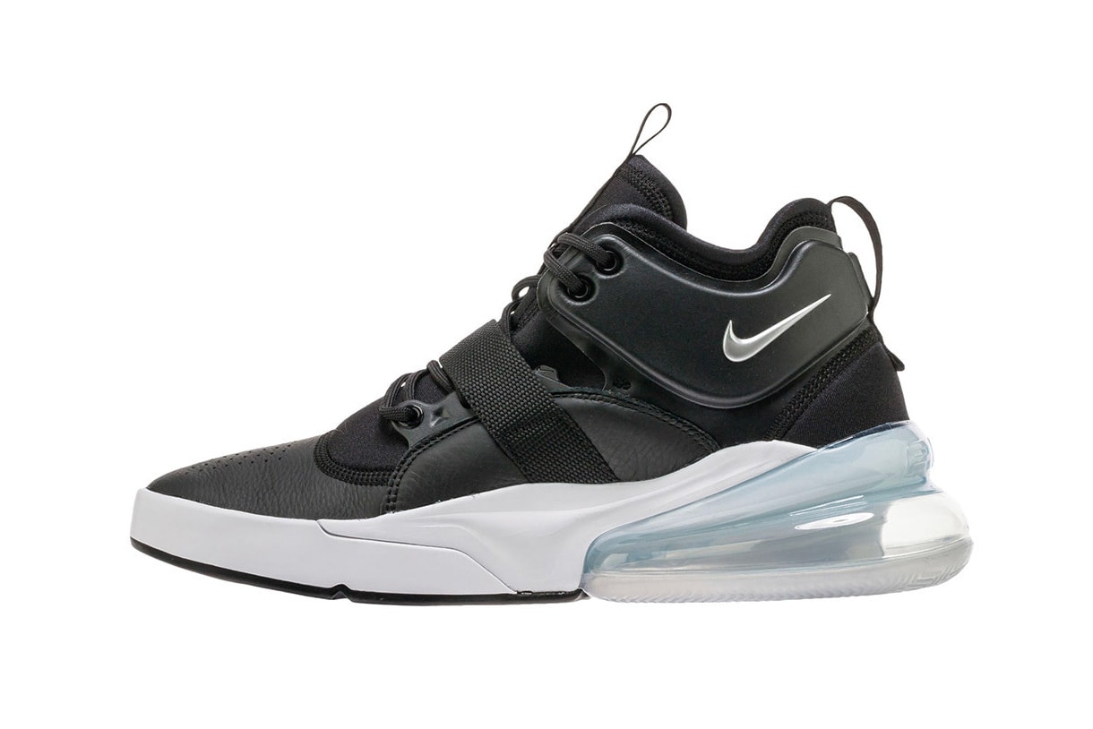 Nike Air Force 270 Black Metallic Silver release date info purchase