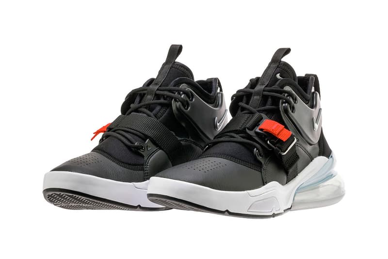 Nike Air Force 270 Black Metallic Silver release date info purchase