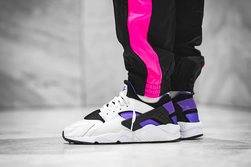 Dónde moral látigo Nike Air Huarache '91 “Purple Punch” On-Feet | Hypebeast