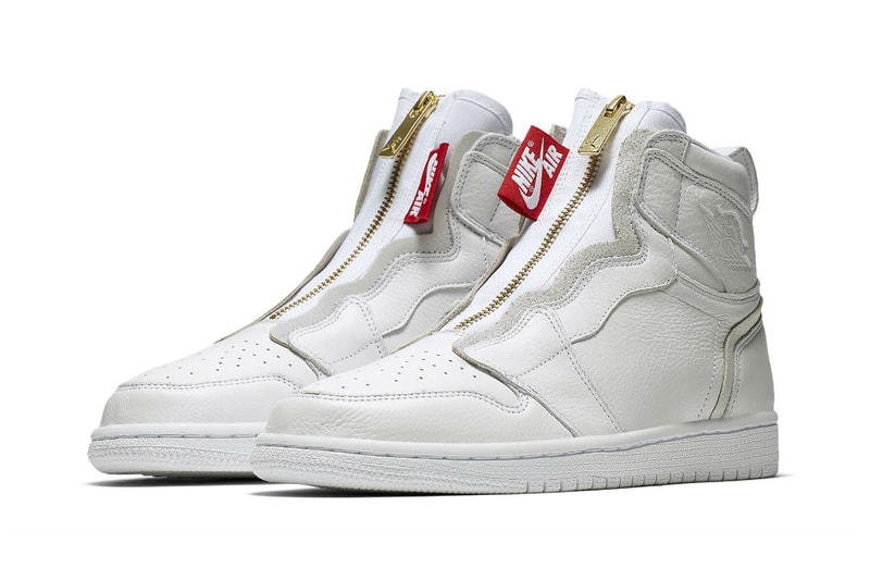Nike air jordan 1 high zipper deconstructed 2018 March 8 drop release launch date info black white leather AQ3742-116 AQ3742-016