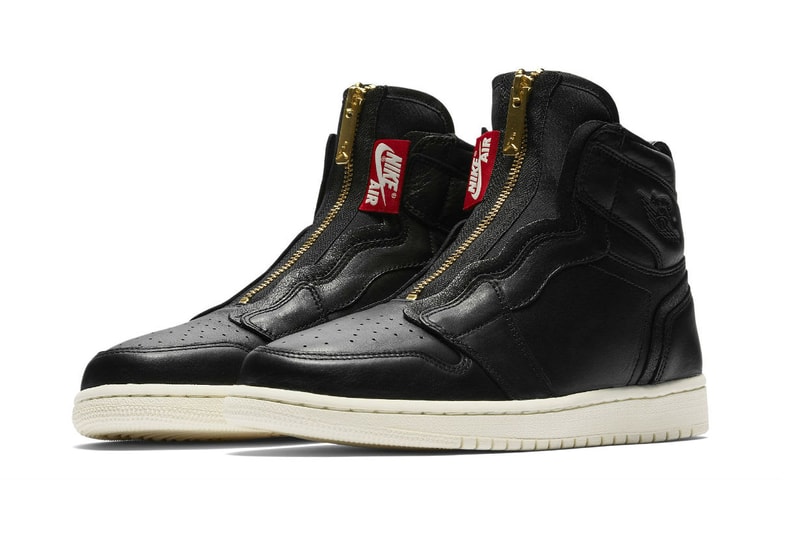 Nike air jordan 1 high zipper deconstructed 2018 March 8 drop release launch date info black white leather AQ3742-116 AQ3742-016