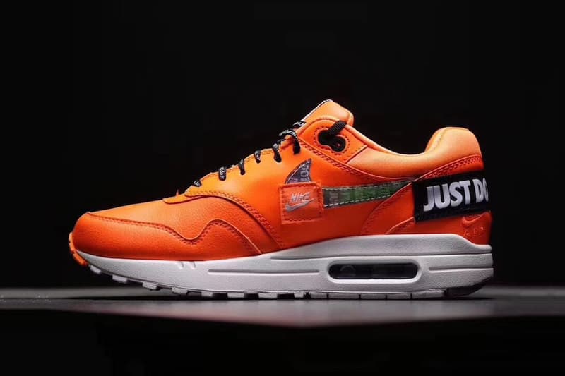 Which one Pasture Unconscious Nike Air Max 1 "Just Do It" in Orange Release | Hypebeast