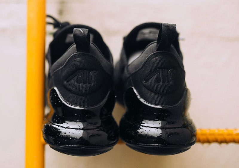 Nike Air Max 270 Triple Black Release Closer Look